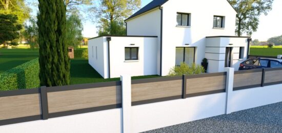 Plan de maison Surface terrain 130 m2 - 4 pièces - 4  chambres -  sans garage 
