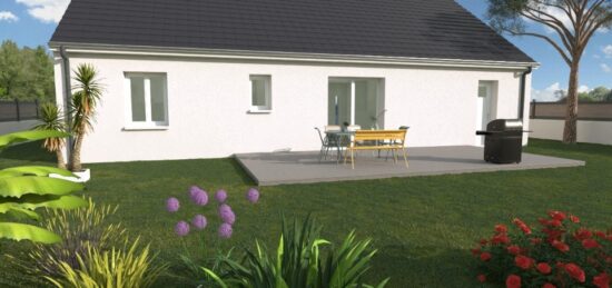 Plan de maison Surface terrain 88 m2 - 5 pièces - 3  chambres -  avec garage 