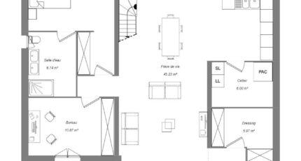 Le Poinçonnet Maison neuve - 2132197-5001modele620220908kpcFD.jpeg Maisons Bruno Petit MJB