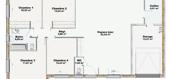 Maison neuve à , Cher