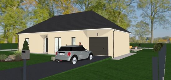 Maison neuve à La Châtre, Centre-Val de Loire