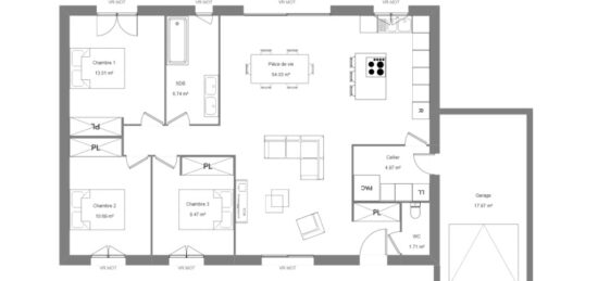 Maison neuve à , Cher