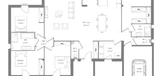 Maison neuve à , Cher