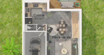 Saint-Doulchard Maison neuve - 2628555-4586modele920210617X25ac.jpeg Maisons Bruno Petit MJB