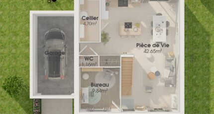 Saint-Doulchard Maison neuve - 2628504-4586modele1020210617PeUD5.jpeg Maisons Bruno Petit MJB