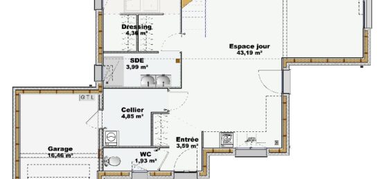 Maison neuve à , Cher