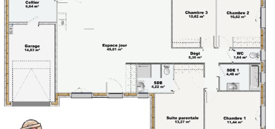 Maison neuve à , Cher