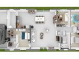 Maison à construire à Châteauroux (36000) 2630477-4539modele720221024kSOV4.jpeg Maisons Bruno Petit MJB