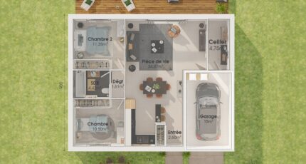 Saint-Martin-d'Auxigny Maison neuve - 2620248-4586modele720210611ZoeHi.jpeg Maisons Bruno Petit MJB
