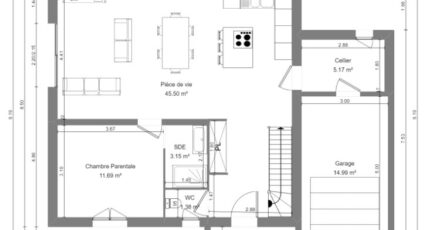 Issoudun Maison neuve - 2563912-5124modele6202004087BBru.jpeg Maisons Bruno Petit MJB