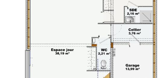 Maison neuve à , Indre