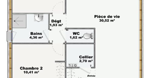 Maison neuve à , Cher